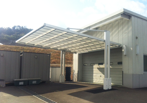 特殊カーポート 建設